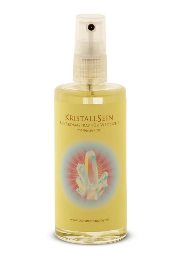 Bio-Aromaspray KristallSein mit Bergkristall